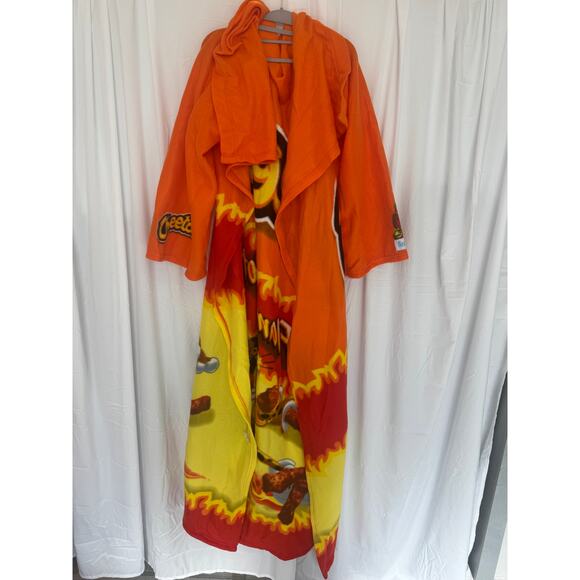 Flamin’ Hot Cheetos Snuggie Blanket w Sleeves. Chester Cheetah Wearable Throw - Picture 1 of 6